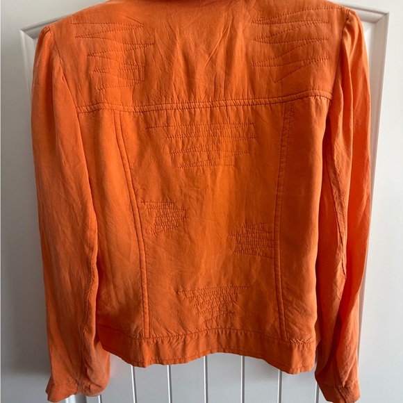 Tuzzi Brand Orange Jean Jacket for Women - Picture 16 of 16